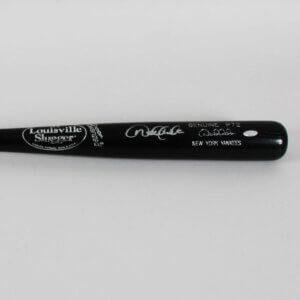 Derek Jeter Signed Bat Yankees - COA MLB & Steiner Sports