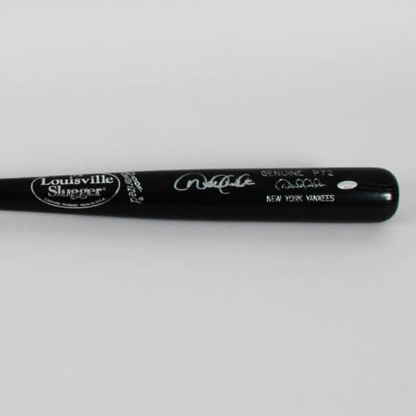 Derek Jeter Signed Bat Yankees - COA MLB & Steiner Sports