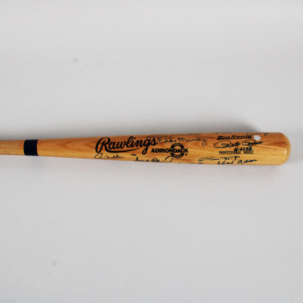 MLB HOFers & Stars Signed Baseball Bat (24) Hank Aaron, Willie Mays, etc. - COA JSA