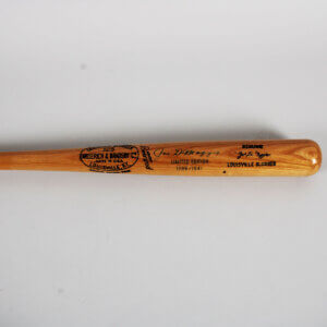 Joe DiMaggio Signed Bat Yankees - COA PSA/DNA