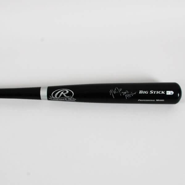 Mike Trout Signed Bat Angels "2012 All Star" - COA MLB