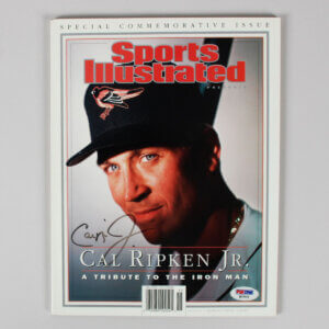 Cal Ripken Jr Signed Magazine Orioles Sports Illustrated Tribute to Iron Man Commemorative Issue - COA PSA/DNA