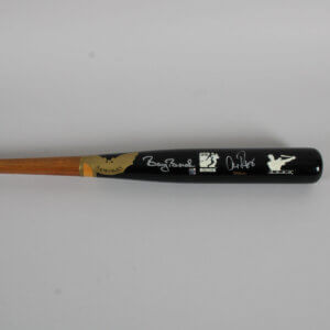 Alex Rodriguez & Barry Bonds Signed Bat - COA JSA