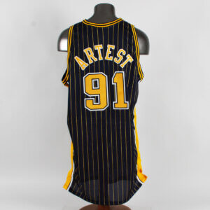 2004-05 Ron Artest Game Issued Jersey Pacers Malice in the Palace - COA 100% Authentic Team