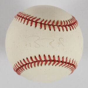 Barry Bonds Signed Baseball Giants - COA JSA