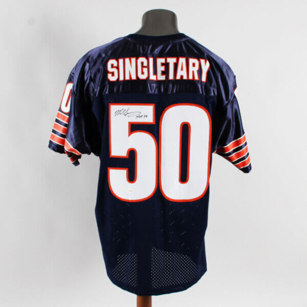 Mike Singletary Signed Jersey Bears - COA JSA