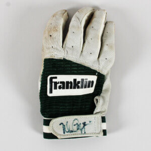 Mark McGwire Signed Glove A's Game Worn Batting - COA JSA