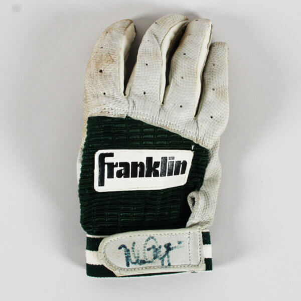 Mark McGwire Signed Glove A's Game Worn Batting - COA JSA