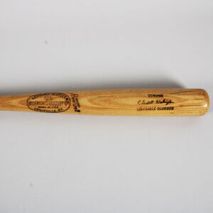 Claudell Washington Game-Worn Bat COA 100% Authentic