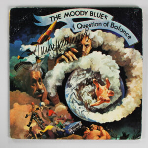 Justin Hayward Signed Record Album The Moody Blues - COA JSA