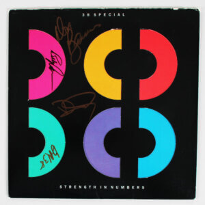 38 Special Signed Record Album Strength in Numbers (5) Incl. Don Barnes - COA JSA