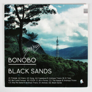 Bonobo Signed Record Album Black Sands - COA JSA