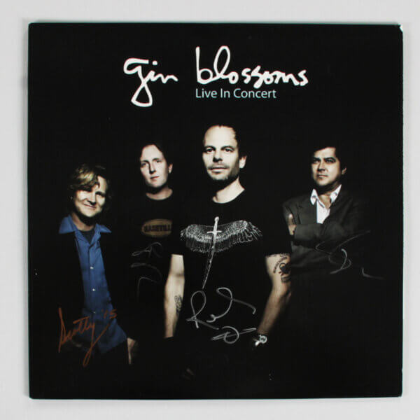 Gin Blossoms Band Signed Record Album (4) - COA JSA