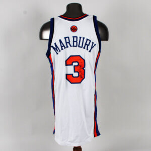 2007-08 Stephon Marbury Game Worn Jersey Signed Knicks - COA JSA & 100% Authentic Team