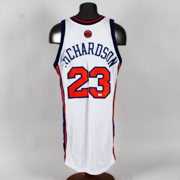 Quentin Richardson Game Worn Jersey Signed 2007-08 Knicks - COA JSA & 100% Authentic Team