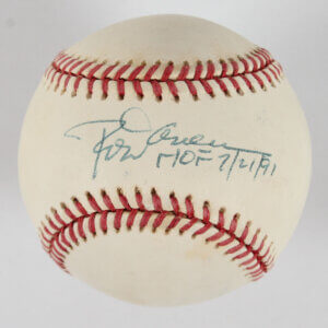 Rod Carew Signed Baseball Twins "HOF 7/21/91" - COA JSA