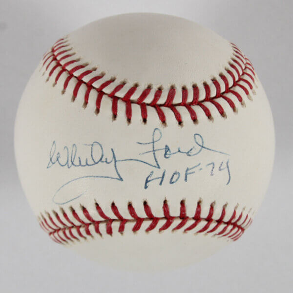 Whitey Ford Signed Baseball Yankees “HOF ’74”- COA PSA/DNA