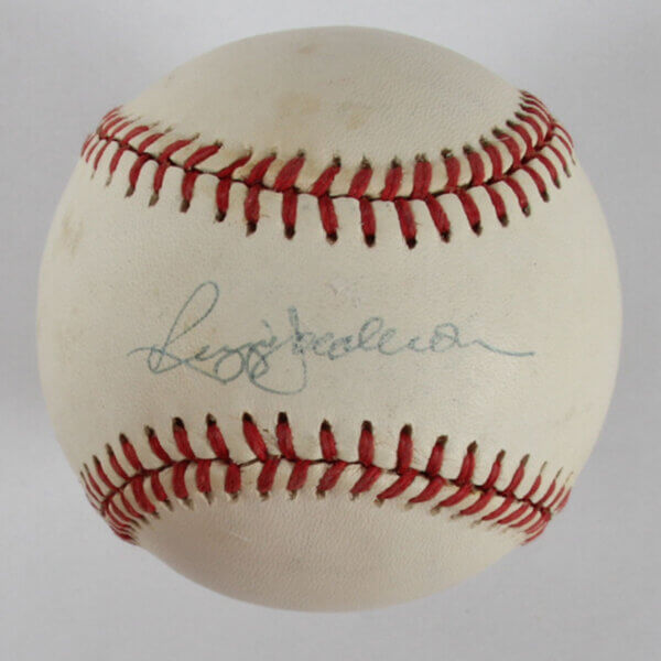 Reggie Jackson Signed Baseball Yankees - COA JSA
