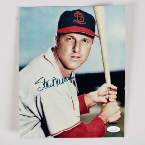 Stan Musial Signed Photo 8x10 Cardinals - COA JSA
