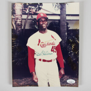 Bob Gibson Signed Photo 8x10 Cardinals - COA JSA