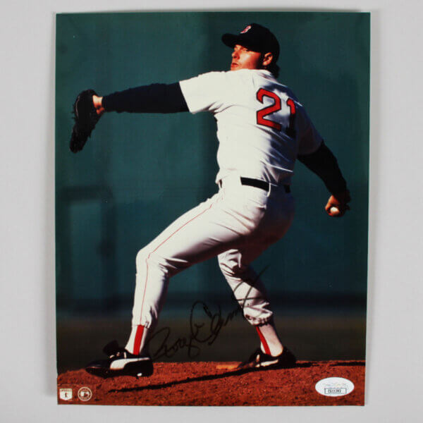 Roger Clemens Signed Photo 8x10 Red Sox - COA JSA