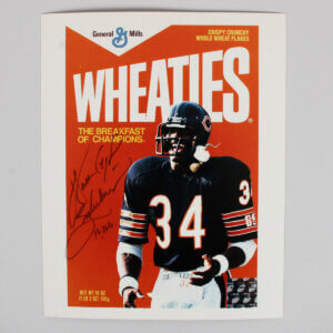 Walter Payton Signed Photo 8x10 Bears "Sweetness - 16,726" - COA Player Hologram
