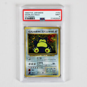 2000 Pokemon Pocket Monsters Japanese Snorlax CD Promo Holo Graded Card #143 PSA 9