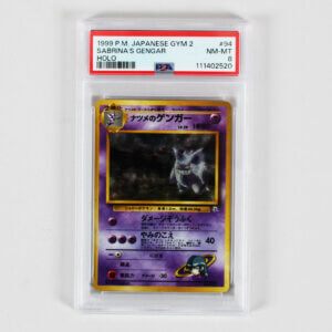 2000 Pokemon Pocket Monsters Japanese GYM 2 Sabrina's Gengar Holo Graded Card #94 PSA 8