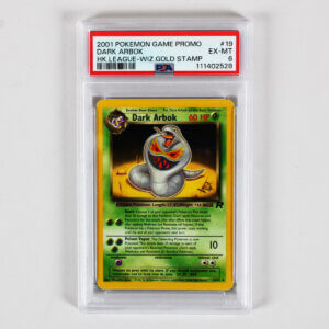2001 Pokemon Game Promo Dark Arbok Graded Card #19 HK League-Wiz. Gold Stamp - PSA 6 WOTC Promo