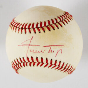 Willie Mays Signed Baseball Giants - COA JSA