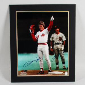 Pete Rose Signed Photo 16x20 w/ Steve Garvey - COA JSA