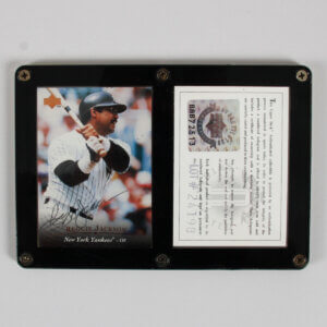 Reggie Jackson Signed Card Yankees 1995 Upper Deck #AC2 Autograph Exchange - COA UDA