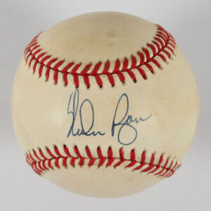 Nolan Ryan Signed Baseball Rangers - COA JSA