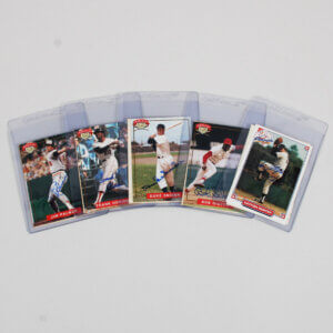 MLB HOFers Signed Card Lot (5) Bob Gibson, Duke Snider, Frank Robinson etc.