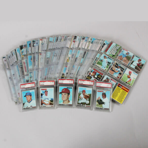 1970 Topps baseball Complete Set (720) With Mays, Rose, Kaline PSA 8's