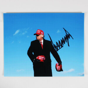 President Donald Trump Signed Photo 11x14 - COA JSA
