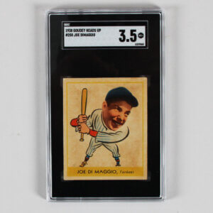 1938 Goudey Heads Up Joe DiMaggio Graded Card #250 - SGC 3.5