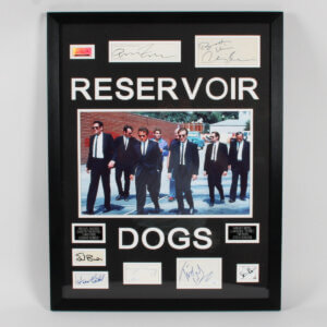 Reservoir Dogs Cast Signed Photo Display - COA JSA