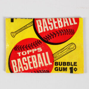 1963 Topps Baseball Unopened 1 cent Wax Pack
