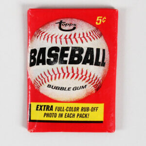 1966 Topps Baseball Unopened 5 cent Wax Pack