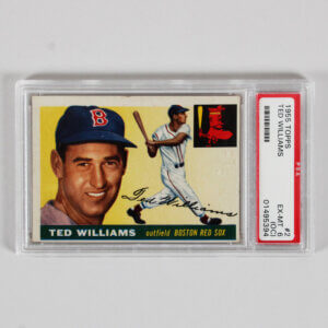1955 Topps #2 Ted Williams PSA 6 (OC) NM-MT Boston Red Sox