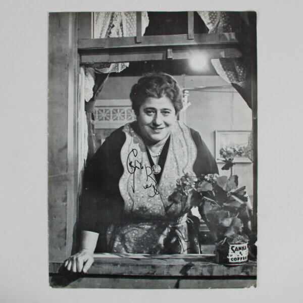 Gertrude Berg Signed Magazine Page - COA JSA