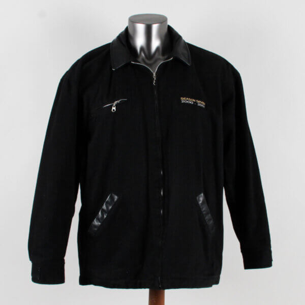 Star Trek Crew Jacket Voyager Television Show Series Promo TV Cast Black Denim Sichel XL 2000-01