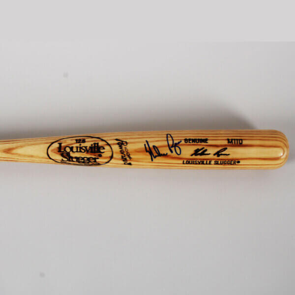 Nolan Ryan Signed Bat Rangers - COA JSA