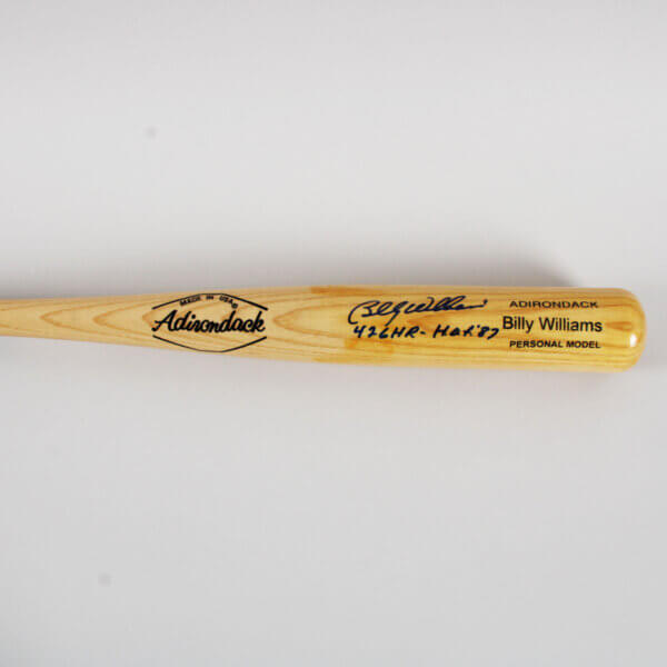 Billy Willliams Signed Bat Cubs - COA JSA