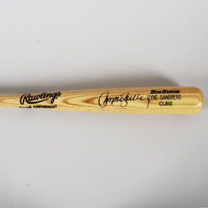 Ryne Sandberg Signed Bat Cubs - COA JSA
