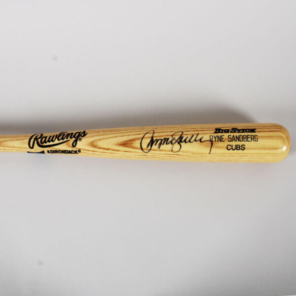 Ryne Sandberg Signed Bat Cubs - COA JSA