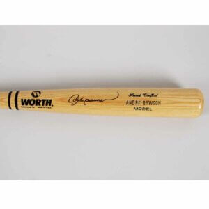 Andre Dawson Signed Bat Cubs