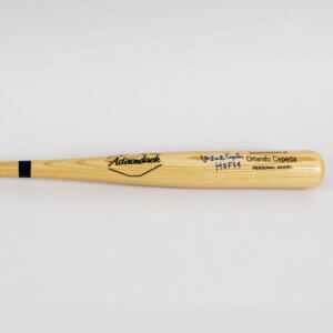 Orlando Cepeda Signed Bat Giants - COA JSA