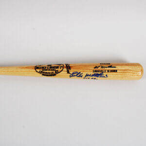 Eddie Matthews Signed Bat Braves - COA JSA